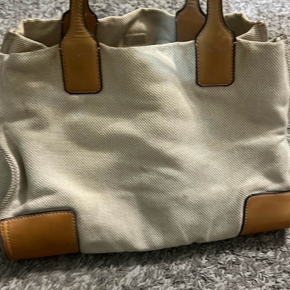 Tory Burch Canvas Tote Bag - Picture 5 of 5